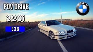 1991 BMW E36 320i 150hp POV DRIVE