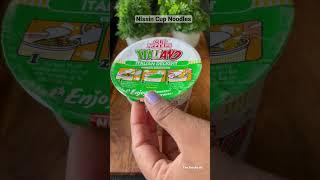 Nissin ITALIANO Cup Noodles  Review!! Let’s try #shorts #foodreview #youtubeshorts #noodles