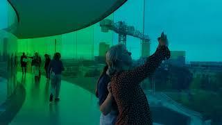 360 degree of Your Rainbow Panorama, ARoS museum,  Aarhus Denmark