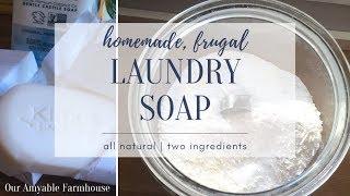 Homemade Laundry Soap