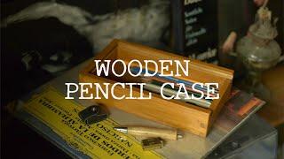 Making a wooden pencil case/ 나무 필통 만들기.