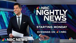 Tom Llamas to begin new era as NBC Nightly News anchor