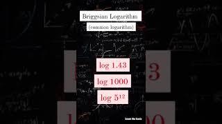 HISTORY OF MATH - Henry Briggs & Briggsian Logarithm #mathmajorship