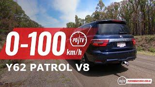 2020 Nissan Patrol (Y62) 0-100km/h & engine sound