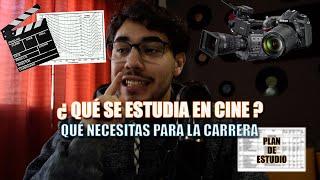 QUE se NECESITA para ESTUDIAR CINE? | Te muestro el PLAN DE ESTUDIO | Estudiar cine en Argentina