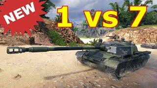 World of Tanks TT-130M - 1 vs 7 | NEW TANK !