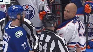 Darnell Nurse Takes a Run at Kiefer Sherwood