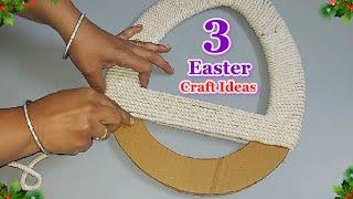 3 Economical Easter decoration ideas from ordinary materials | DIY Easy Easter craft idea 