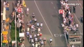 Scheldeprijs 2009 Sprint Crash