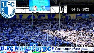 Magdeburg Fans Action || FC Magdeburg vs FC Kaiserslautern (04.09.2021)