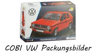 COBI VW Golf Update Packungsbilder • Volkswagen