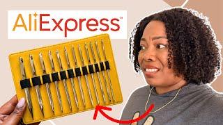 YARN SNOB REVIEWS | Trying Metal Tunisian Crochet Hooks from AliExpress