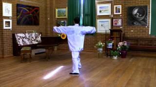 Tai Chi 24 Form (Back View with Instructions)