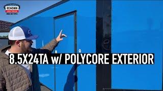 8.5x24TA Enclosed Cargo Trailer w/ Polycore Exterior - Renown Cargo Trailers