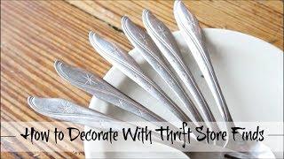 How To Decorate With Thrift Store Finds
