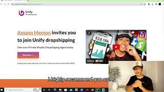 Amann Memon invites you to join Unify dropshipping