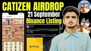 Catizen Airdrop New Update | Catizen Airdrop Listing Date | Catizen Binance Listing