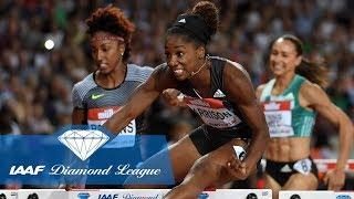 Keni Harrison breaks the world record with 12.20 at London Diamond League - Throwback