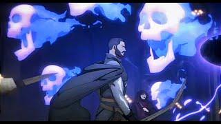 Olrox Summons Fiery Skulls To Save His Lover, Mizark | Castlevania: Nocturne Season 1 Episode 8