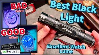 uvBeast V3 Mini — UV Black Light — 365nm Wavelength — Best Watch Lume