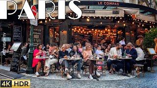 [PARIS 4K] WALK IN PARIS "PARIS BEST CAFÉS STREETS WALK" (4K60 FPS VERSION) 22/JUNE/2024