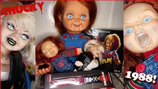 NEW CHILD'S PLAY 1988 CHUCKY DOLL RARE SCORES!! TRICK OR TREAT STUDIOS REVIEW AND MORE!!