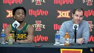 Baylor Basketball (M): Postgame at Iowa State (Scott Drew & Jeremy Roach) | January 4, 2024