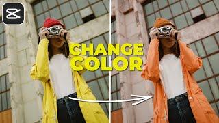 How to CHANGE COLOR of OBJECT in CapCut PC