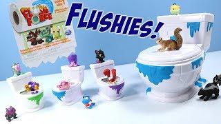 Flush Force Series 1 Blind Toilet Flushies & Collect-A-Bowl Toys Spin Master