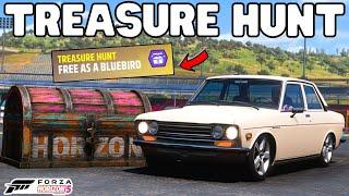 Forza Horizon 5-How to complete Treasure hunt FREE AS A BLUEBIRD-Autumn Treasure hunt Series 38