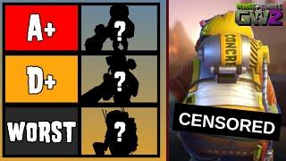 Ranking EVERY ENGINEER from Garden Warfare 2 (& their design & A$$)