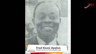 Blakk Rasta tells the story of Fred Kwasi Apaloo (Chief Justice of Ghana/Kenya).