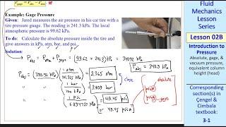 Fluid Mechanics Lesson 02B: Introduction to Pressure