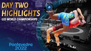 Highlights from Day 2 of the U23 World Championships 2022