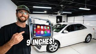 Installing a HUGE Apple CarPlay Head Unit! (2012-2014 Toyota Camry)