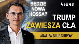 TRUMP ZAWIESZA CŁA! Analiza spółek WIG20, powrót hossy? PEO, Allegro, Kęty, Orlen, CDR