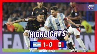 HIGHLIGHTS ARGENTINA (1) VS (0) PERU | CONMEBOL WORLD CUP QUALIFIERS 2026