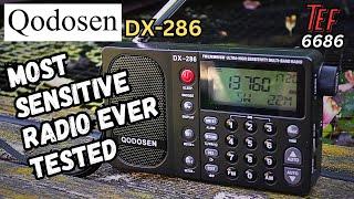 QODOSEN DX-286 Ultra High Sensitivity FM/AM/ LW/SW Radio (TEF 6686 chip)