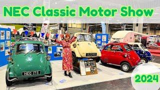 NEC Classic Motor Show 2024  - rare cars, classics, tanks and more!