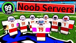 99 OVERALLS Take Over the NOOB SERVERS in Football Fusion 2!