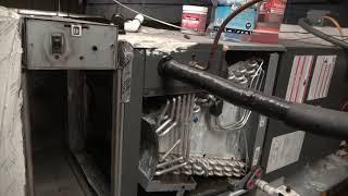 Air conditioner coil and drain Cleaning