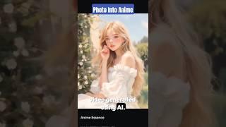 Turn Photo To An Anime Video Using Filmora AI #filmora14 #filmoracertifiedcreative