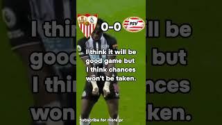 My Sevilla vs PSV Prediction