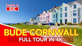 BUDE CORNWALL | Full tour of Bude Cornwall England including the beach and famous Bude Sea Pool (4K)