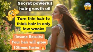 The Ultimate Hair Growth Oil: Dandruff-Free, Shiny, Waist-Length Hair #hairgrowth #healthylifestyle