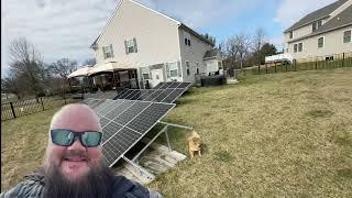 Unistrut Ground Mounts for Solar Panels!  How did they not blow away?