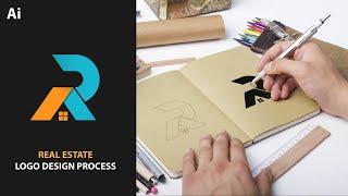 How To Design A Real Estate Logo | Adobe Illustrator Tutoruials