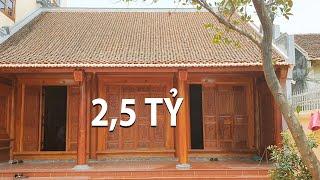 NHÀ GỖ 3 GIAN GỖ MÍT " Siêu " ĐẸP