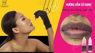 Hướng dẫn khử thâm môi với Hồng Da - Hồng cam sữa | Yumi Tran