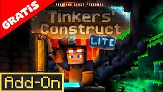 TINKERS' CONSTRUCT ADDON OFICIAL REVIEW COMPLETA TINKERS' CONSTRUCT Lite Bedrock Oficial